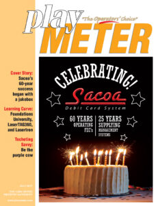 PlayMeter July 2017 Sacoa 65 + 25 Anniversary