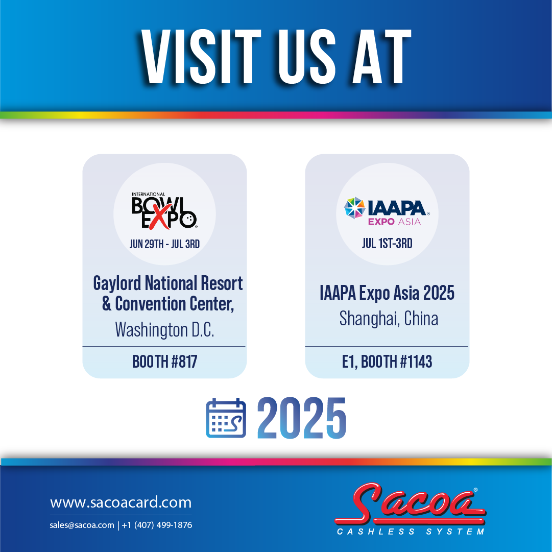 Visit Sacoa at Bowl Expo & IAAPA Expo Asia 2025